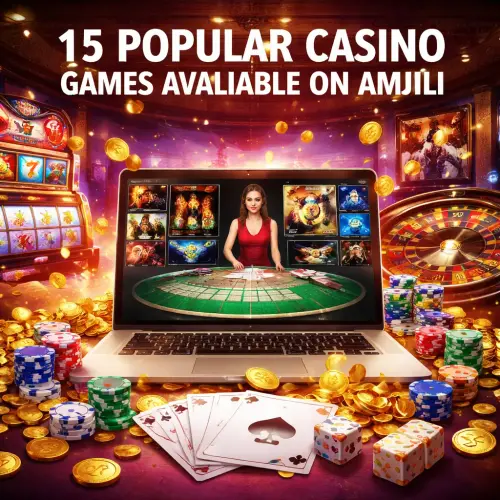 Casino Games Available on AMJILI